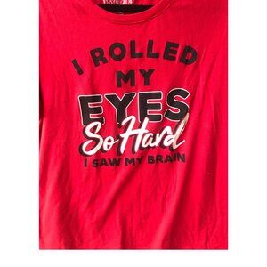 Wound Up Humorous Red Tee Shirt Sz 12 NWOT